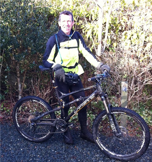 MTB-ing in Cornwall in Feb.....FREEZING!