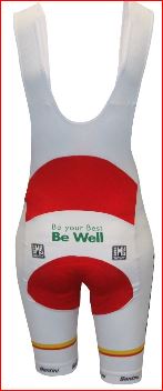 Shell bib shorts rear
